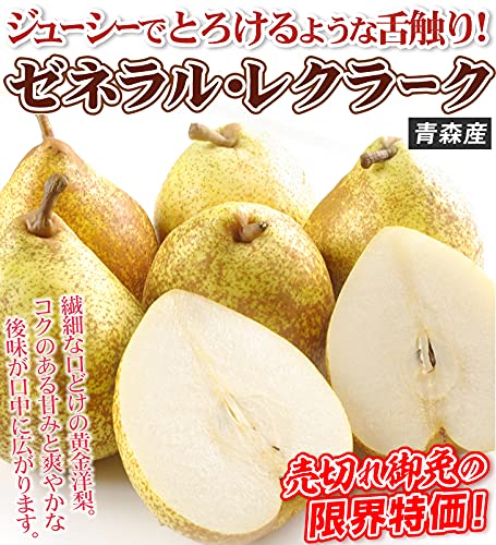 青森県産　摘果洋梨　ゼネラルレクラーク　約9.4kg加工用 Amazon.co.jp: なし 約4.5kg ゼネラル・レクラーク 青森産 洋梨